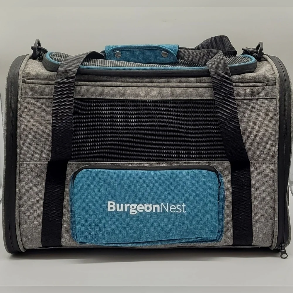 BurgeonNest Cat Carrier for Cats Dogs <20 lbs 17.7